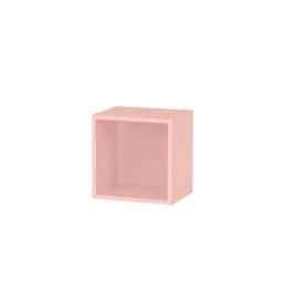 Dulap de perete deschis Leziter Boxie, roz, 40x40x27 cm