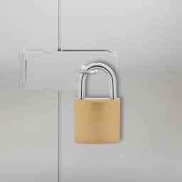 U Lock cu Chei 100 pcs Alama Fier GartenMobel Dekor