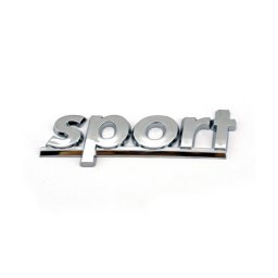 Emblema auto Sport crom universala, autoadeziva, 11 x 3,2 cm (S02)