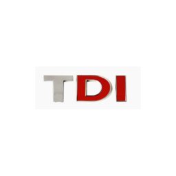 Emblema TDI autoadeziva cu doua litere rosii pentru Volkswagen/Audi (OEM)
