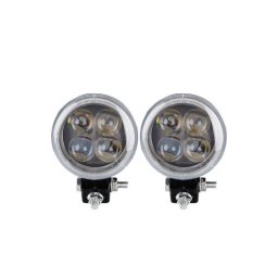 Proiector LED 12W Spot 4D cu Angel Eyes, 12/24V, 6000K (ART32012)