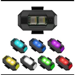 Lampa LED stroboscopica multicolora reîncarcabila USB, universala FS-LED013
