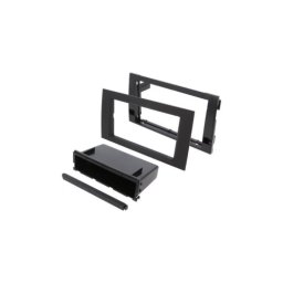 Rama adaptoare 2 DIN neagra cu raft pentru Audi A4 si Seat Exeo RAM-40.138.1