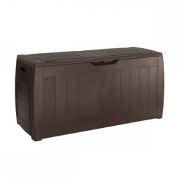 Cutie de depozitare pentru gradina Curver Hollywood ratan, 270 l, maro