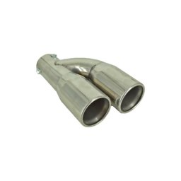 Ornament toba inox 25 cm cu prindere cu surub, intrare 60 mm (SQ01)