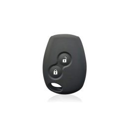 Husa din silicon pentru telecomanda Dacia Logan cu 2 butoane, neagra, cod LG2B