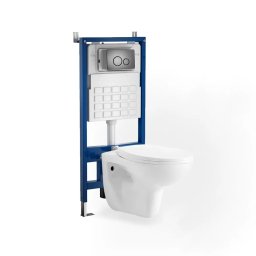 Set rezervor WC încastrat pentru WC suspendat Leziter Roya 81GRE, 6/9 L