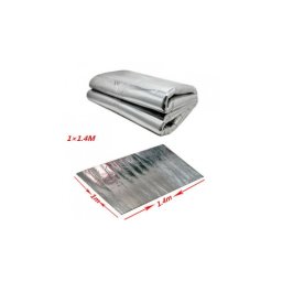 Insonorizant auto autoadeziv cu folie aluminiu 6 mm, 1,4 x 1 m (Cod 025-6)