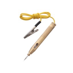 Creion tester tensiune din cupru cu carcasa metalica si cablu 66 cm (85016)