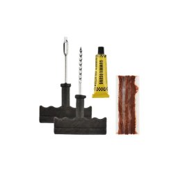 Set reparatie rapida anvelope tubeless auto si moto cu snururi si chei TR1