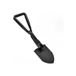 Lopata pliabila metalica cu husa, 47 cm, compacta pentru camping si offroad