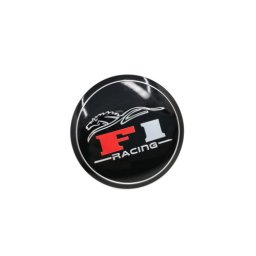 Set ornamente negre pentru capace jante auto 5 cm, ABS rezistent (LGT-003)