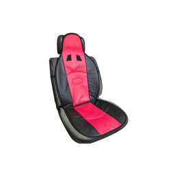 Husa scaun auto pentru fata negru/rosu din poliester respirabil, Cod 8079