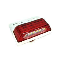 Lampa numar LED SMD 4003-1 12V, alb/rosu, rezistenta la apa IP66