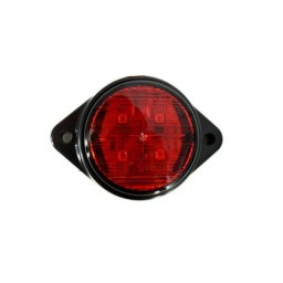 Lampa LED SMD 4004-1 rosie 12V, rezistenta la apa IP66, 81x61,5x30 mm