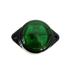 Lampa LED SMD 4004-5 verde 12V, IP66, compacta pentru semnalizare