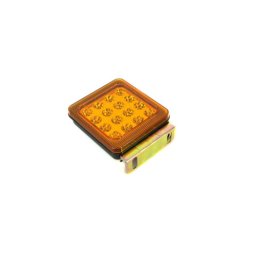 Lampa LED semnalizare portocalie SMD 6001-2, 12–24V, IP66, 140×115×50 mm
