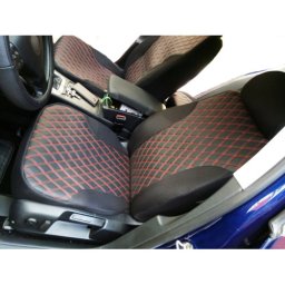 Set huse scaune auto pentru Dacia Logan II 2013-2019, model romb, nefractionat