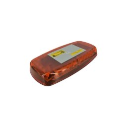 Rampa stroboscopica LED portocalie 12-24V cu magnet, omologare E-Mark (ART118B)