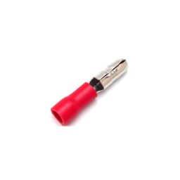 Papuc electric tip tata 4 mm rosu pentru sertizare, conexiune rapida MPD2
