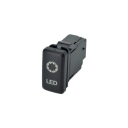 Buton electric LED 12V pentru auto/moto, cu cablaj inclus (TL-08)