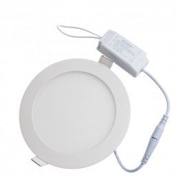 Panou LED rotund 9W, 810 lm, alb rece 6000–6500K, Ø145 mm, GLL-PB9R