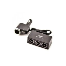Prelungitor bricheta auto cu 4 iesiri 12V/24V si port USB 1A, 120W (Cod 1527)