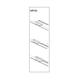 Stergator parbriz pasager Fiat Fiorino Box 2008+ 19 inch (482 mm) ART52