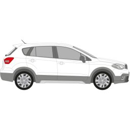 Set huse scaune dedicate Suzuki S-Cross/SX4, fractionate, model romb, Premium
