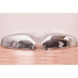 Ornamente cromate pentru oglinzi Opel Astra H 2004–2010, inox 304 (set)
