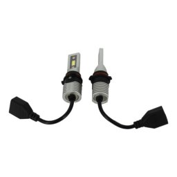 Set becuri LED P13W CSP2121 4000 lm, 6000K, 12–24V, racire cu radiator (EV12)