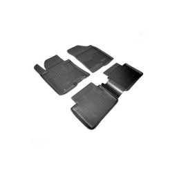 Covorase auto din cauciuc tip tavita pentru Hyundai i30 2012-2018, set 4 buc