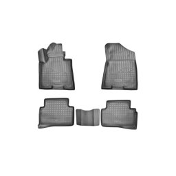 Covorase auto cauciuc tip tavita pentru Hyundai Tucson III 2015–2020, set 4 piese