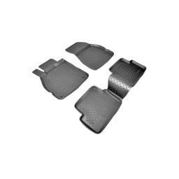 Covoare auto din cauciuc tip tavita pentru Renault Megane II 2003-2009, set 4 buc