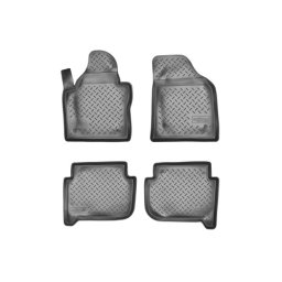 Covorase auto din cauciuc tip tavita pentru VW Touran I 2003-2017, set 4