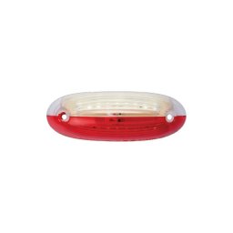 Lampa LED pentru iluminare numar auto 12–24V, alb/rosu, 125×45 mm (201815-BK)