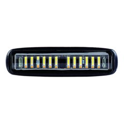 Proiector LED 24W 12/24V, 30° alb 6000K + portocaliu, stroboscop GD62424NLF