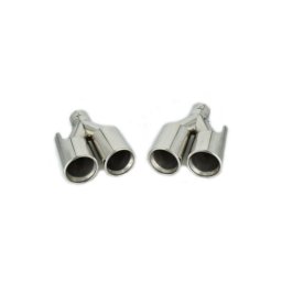 Set ornamente evacuare crom stanga-dreapta pentru BMW pachet M, 63 mm (7100417)