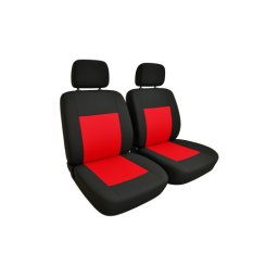 Set huse scaune auto fata universale 1+1 din material textil, cu tetiere
