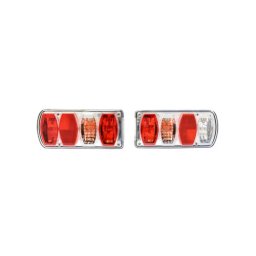 Set lampi spate pentru camion 12/24V, 223x101x53 mm, cu becuri incluse BK69029