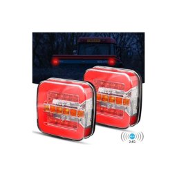 Kit lampi LED wireless 12-24V IP67 cu baza magnetica, SL-5023B