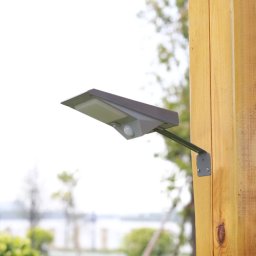 Lampa solara de exterior cu senzor de miscare, 18 LED, 250 lm, IP44