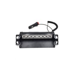 Lampa stroboscopica LED 12V 8W pentru parbriz, cu ventuze si 3 moduri (TL109)