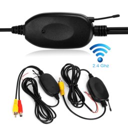 Transmitator WiFi video 2.4GHz HPS01 pentru camera auto, 12-24V, set TX/RX