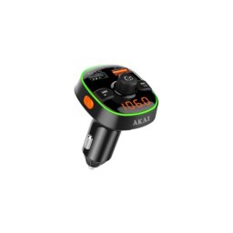 Modulator FM auto Akai cu Bluetooth, USB, hands-free si încarcare rapida QC3.0