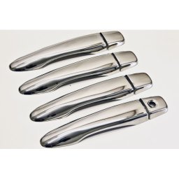 Set ornamente crom pentru manere usi Nissan Qashqai J11 si Renault Kadjar fara Ikey