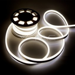 Banda LED neon cu cip Samsung 12V 5000K, IP65, 5 m – Cod 328