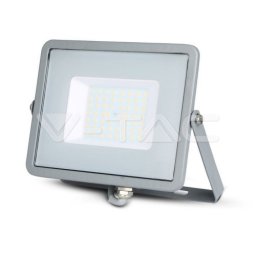 Proiector LED 50W cu cip Samsung SMD, IP65, lumina rece 6400K, corp gri