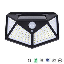 Lampa solara LED 20W, 800 lm, 100 SMD, cu senzor de miscare (XY-100)