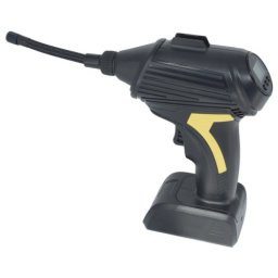 Compresor auto portabil 12V cu acumulator, manometru digital si LED (Cod 8366)
